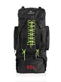 Vegmann 65 lt Su Geçirmez Outdoor Sırt Çantası Siyah