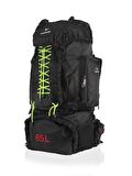 Vegmann 65 lt Su Geçirmez Outdoor Sırt Çantası Siyah