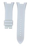 Armani Exchange Ax1280 Uyumlu 31mm Beyaz Silikon Kordon