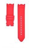 Nautica 24mm A15574g Kırmızı Silikon Kordon