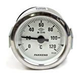 Pakkens Çap 60 0/+120 °C Arkadan Bağlantılı Pano Tip Gazlı Termometre 1mt Pvc Kaplı Kapiler Boyu