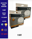 2 Lİ Duman Dedektörü Pilli CATA Ct-9451 ( Pil Hariçtir)