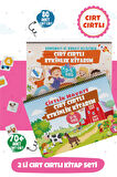 Cırtlı Kitaplar 2 Li Set Konuşma Ve Dikkati Geliştiren Etkinlik Kitabım Çiftlik ve 2- 5 Yaş İçin