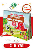 Cırtlı Kitaplar 2 Li Set Konuşma Ve Dikkati Geliştiren Etkinlik Kitabım Çiftlik ve 2- 5 Yaş İçin