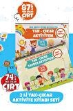 Bunbaza Tak-Çıkar Cırtlı 2 Li Set Aktivite Kitabım 2-4 Yaş 87 Adet Cırt Ve 3-5 Yaş Yapboz 74 Adet Cırtlı
