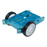 Robotistan Çok Amaçlı Alüminyum 2WD Robot Gövdesi - Mavi