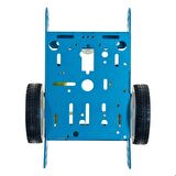 Robotistan Çok Amaçlı Alüminyum 2WD Robot Gövdesi - Mavi
