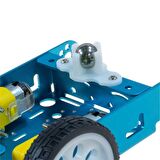 Robotistan Çok Amaçlı Alüminyum 2WD Robot Gövdesi - Mavi