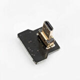 Micro HDMI Plug - Dik - Sol (L tipi - DIY HDMI Kablo ile Birlikte Kullanılabilir)