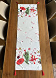 Mistel Yılbaşı Desenli Runner 45x140 cm