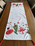 Mistel Yılbaşı Desenli Runner 45x140 cm