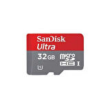 SanDisk 32 GB microSDHC Hafıza Kartı Class10-98 MB/sn Okuma Hızı