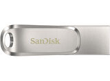 SANDISK Ultra Dual Drive Luxe USB Type-C 256GB USB 3.1 Gen 1 Taşınabilir USB Bellek Gri