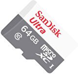 64GB MICRO SD ANDROID 98MB/S SANDISK SDSQUNR-064G-GN3MN