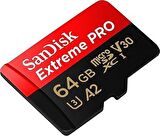 Sandısk 64GB Extreme Pro SDSQXCU-064G-GN6MA Mıcro-Sd Hafıza Kartı
