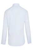 Mavi Baskılı Slim Fit Gömlek | XS