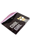 Pıano Çıtçıtlı Dosya Desenli Cool Girl Çtd-01