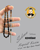 6,3 GR 925 AYAR GÜMÜŞ PÜSKÜL SIKMA KEHRİBAR KAPSÜL KESİM 7X11