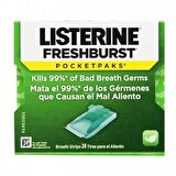 Listerine Fresburst Damak Strips Nane Ferahlığı Tekli 24 Yaprak LST-5404