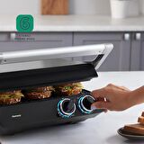 Homend Grilliant 1342H 3 In 1 Inox Gövde Çift Taraflı Xl Döküm Plaka Tost ve Izgara Makinesi