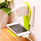 Evyora® Universal Mobil Şarj Priz Askısı ve Telefon Tablet  Tutucu Stand