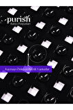 Purish | Banyo Duş İçin Vantuzlu Kaydırmaz, Su Drenajlı, Masaj Noktalı Paspas - Mat Siyah -70x40cm
