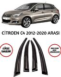 Balp Citroen C4 2012-2018 Cam Rüzgarlık 4lü Takım