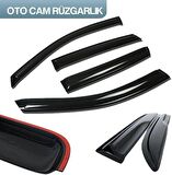 Balp Citroen C4 2012-2018 Cam Rüzgarlık 4lü Takım