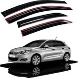 Balp Citroen C4 2012-2018 Cam Rüzgarlık 4lü Takım