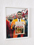 30x42 cm Muhammed Ali Allah İs The Greatest Çerçeveli Poster Tablosu
