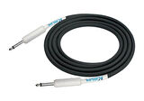 Kirlin IPCH-241-3M/HWH Gitar Kablosu 3 Metre Enstruman Kablosu 24 AWG 1/4 MONO PLUG