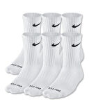 Nike Dri-fit Cushioned Crew Orta Boy Erkek Çorap  Siyah/beyaz Sx4446