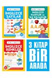 İngilizce Harfler Sayılar Ve Renkler Seti (3 Kitap Takım)