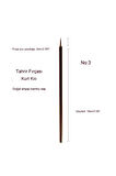 Tahrir fırçası kurt kılı No:3, çini, seramik, tezhip, minyatür, boyama, hobi işleri-1 adet