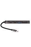4 1 Otg- Usb Çoğaltıcı Hemde Kart Okuyuculu Usb Hub Telefon Tablet Için Type-c Girişli