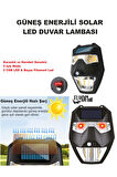Güneş Enerjili Solar Led Duvar Lambası 5 Işık Modlu Karanlık  Otomatik  Devre  Ev,Bahçe,Teras Fener