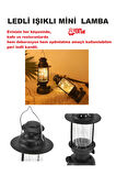 Led Mini Lamba Parti , Ev, Bahçe, Restorantlarda Hem Dekorasyon Hem Aydınlatma Fener Kamp Retro Tarz
