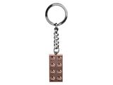 LEGO Brick 853793 2x4 Rose Gold Keyring