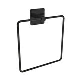 Kendiliğinden Yapışkanlı Siyah Paslanmaz Metal Kare Havluluk