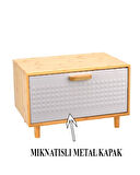 Bambu Ekmeklik – Metal Mıknatıslı Kapaklı