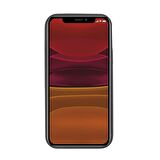 Apple iPhone 12 Mini Capri Efektli Vişne Kartlıklı Deri Arka Telefon Kılıfı