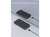 AUKEY PB-Y46-GY 15W 10000 mAh Hızlı Şarj Taşınabilir Şarj Cihazı