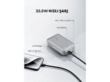 AUKEY PB-Y57-WH 22.5W 20000 mAh PD QC3.0 Type-C USB-A Taşınabilir Şarj Cihazı
