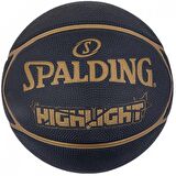 Spalding Highlight Black Gold 2021 Basket Topu