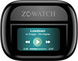 ZCWATCH E0325 ANC/ENC Aktif Gürültü Engelleme 4 Mikr. Bluetooth 5.3 Tws Kulaklık, 470 Mah LCD Dokunmatik Ekran (ZCVATCHTürkiye Garantili)