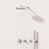 VitrA Origin Ankastre Duş Seti, Krom, 9 Parça
