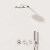 VitrA Origin Ankastre Duş Seti - Krom - 8 Parça