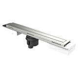 VitrA 5701203 Elegant V-Flow Duş Kanalı DK100 050 Mat Alttan Sifonlu