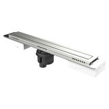 VitrA 5701203 Elegant V-Flow Duş Kanalı DK100 050 Mat Alttan Sifonlu