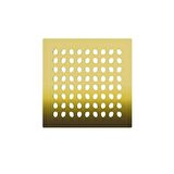 VitrA 5607280 Elegant V-Flow DK200 010 Kare Yalıtımlı Duş Kanalı - Parlak Altın Yandan 50